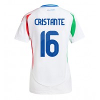 Italien Bryan Cristante #16 Bortatröja Kvinnor EM 2024 Korta ärmar